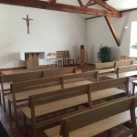 Pews in the chapel were made by the school's students