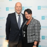 Dr. V. Makauskiene with Bruce Willis