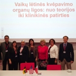 Konferencijos "Vaikų lėtinės kvėpavimo organų ligos: nuo teorijos iki klinikinės patirties" dalyviai