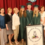 School's graduates with the teachers