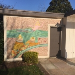 V. Jonynas mosaic at the Kazickas Family residence in East Hampton, NY