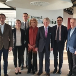 Jurate Kazickas and Roger Altman with Invest Lithuania team